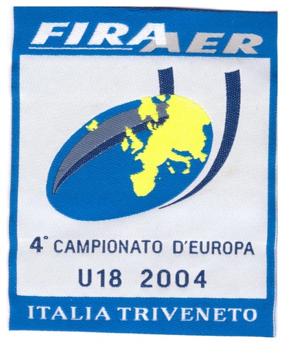 Patch scudetto stoffa - stoffa, rugby