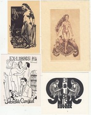 4 Exlibris Bookplate