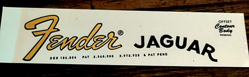 Fender jaguar 1962 - fender, 1962-63