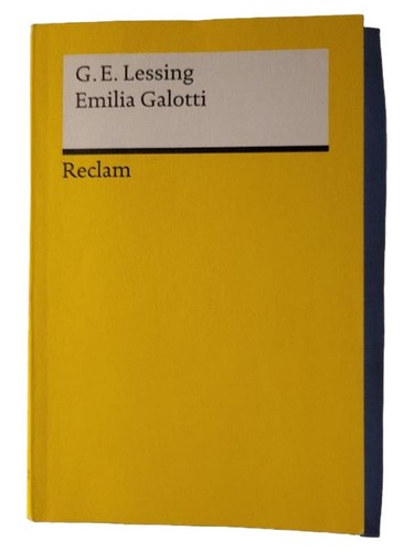 Reclam emilia galotti e - reclam,