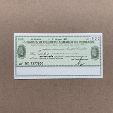 Italian Miniassegni Notgeld