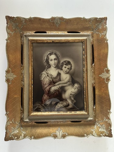 Quadro madonna con bambino - con,