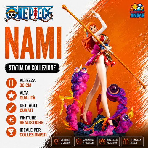 Action figure one piece nami - action,
