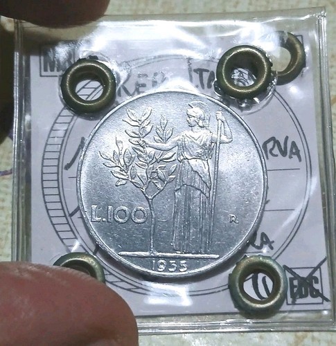 100 lire 1955 - , qfdc/fdc