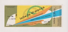 Biglietto Lotteria di Monza -