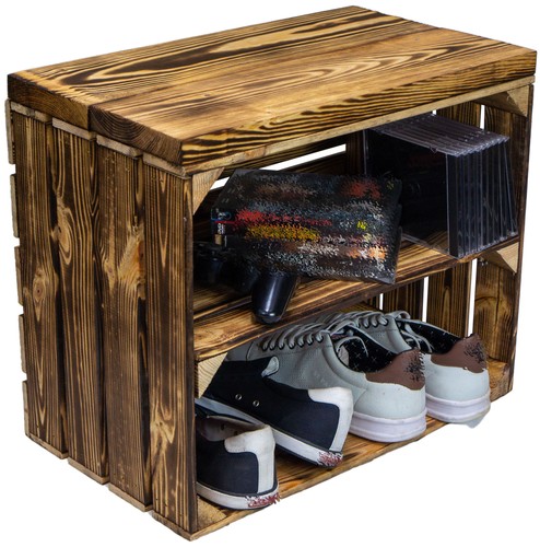 Cassetta seduta legno con - in,