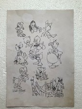 WALT DISNEY disegno e quadro