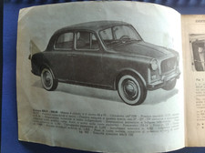 LANCIA APPIA III Serie SUPPLEMENTO AL CATALOGO PARTI DI RICAMBIO originale 1960