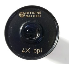 oculare 4X opl Officine Galileo microscopio 23,2 mm