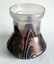 Piccolo Vaso In Vetro Decorato