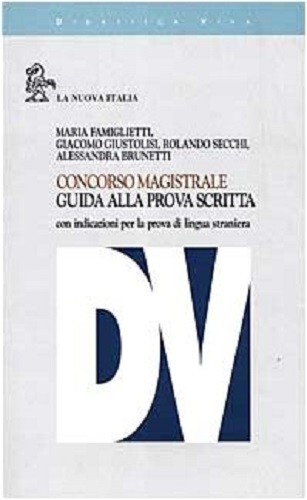 Concorso magistrale guida - magistrale.,