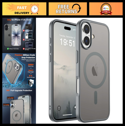 Custodia magnetica iphone - 17,