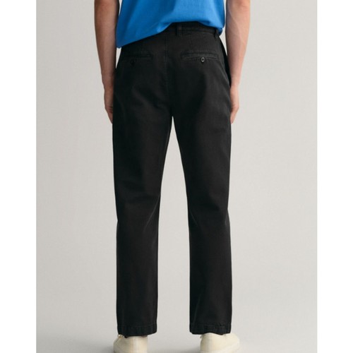 Pantalone uomo gant chino nero - pantalone,