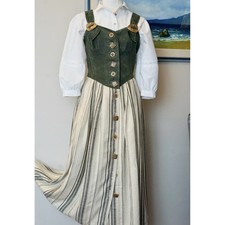 ABITO + CAMICIA TIROLESE PELLE / LINO  tg.44/46 it. Sixth Sense