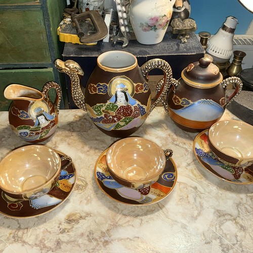 Set tè giapponese satsuma - set,