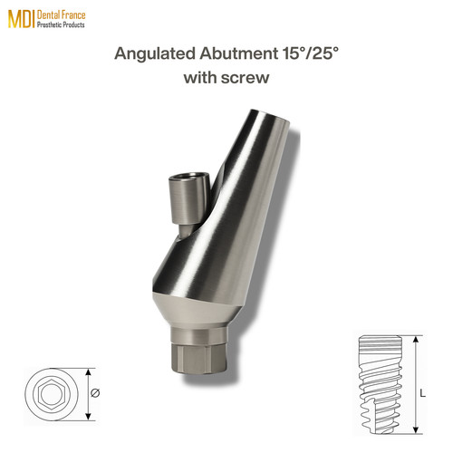 Dental angulated abutment - angulated,