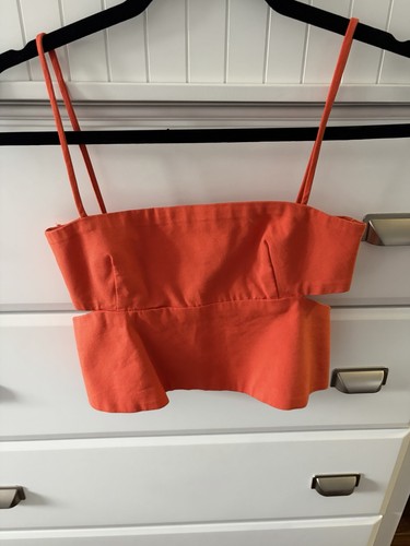 Zara crop top donna peplo - zara,