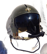 Casco da volo elicottero pilota esercito americano Gentex 1967 datato tipo APH-5A taglia Large