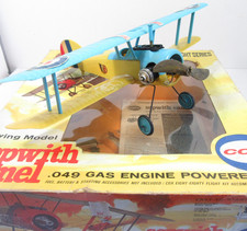 Cox Sopwith Camel WWI Biplano Aereo Gas .049 Dogfight Serie Ala Rotta