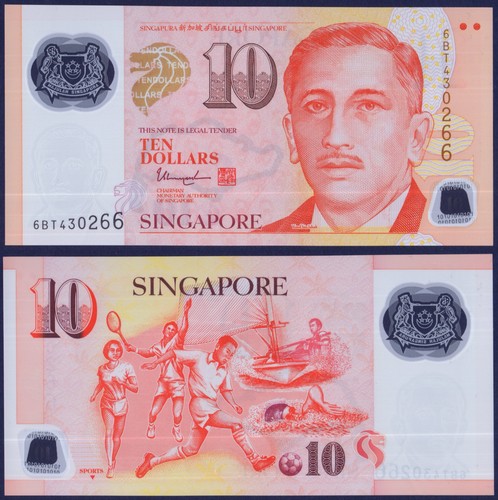 Singapore p48m 10 dollari - p48m,