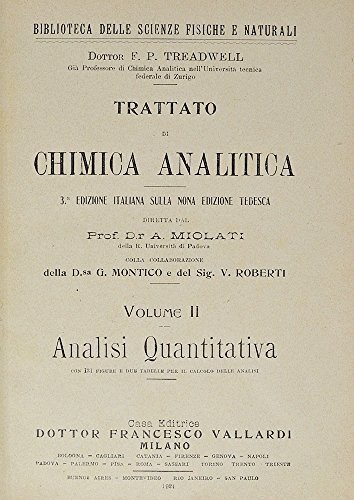Trattato chimica analitica - chimica,