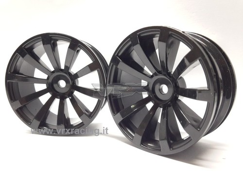 Pair black inner hexagon - black,