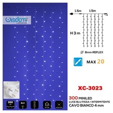 TENDA LUMINOSA NATALIZIA 300