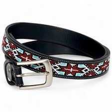 Cintura unisex in vera pelle