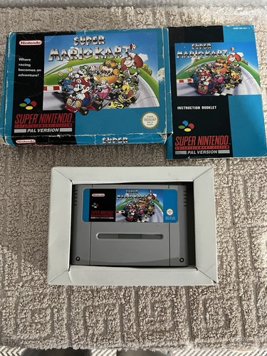 Nintendo snes super mario kart - snes,