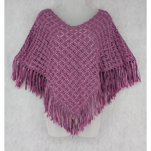 Poncho vintage y2k viola - poncho,