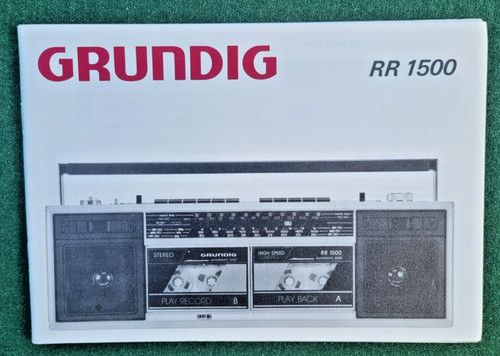 Radio cassetta vintage grundig - radio/cassetta,