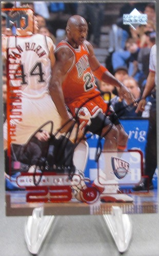 Carta firmata michael jordan - carta,
