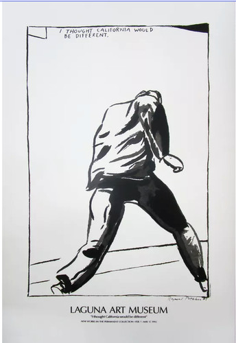 Raro poster serigrafato - , di