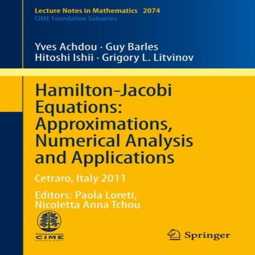 Hamilton jacobi equations - hamilton-jacobi,