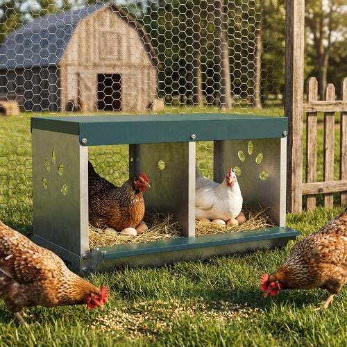 Nido per galline ovaiole - galline,