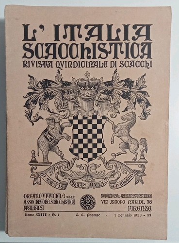 Italia scacchistica - l'italia,