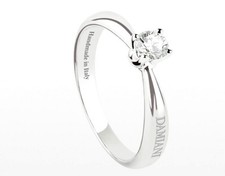 Anello solitario damiani luce - solitario,