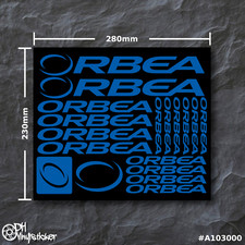 Orbea set adesivi azzurro - azzurro, |