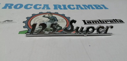 Scritta posteriore 125 super - "125, super"