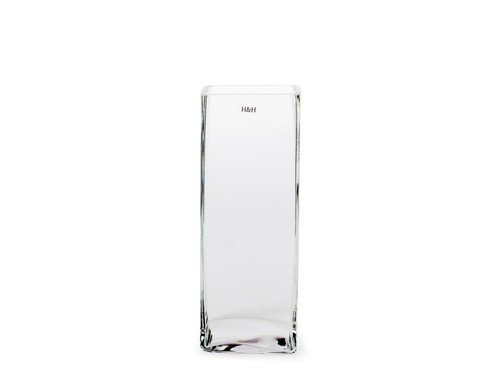 Vaso quadrato in vetro - h&h,