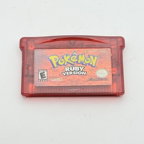 Pokémon ruby game boy gba - game,