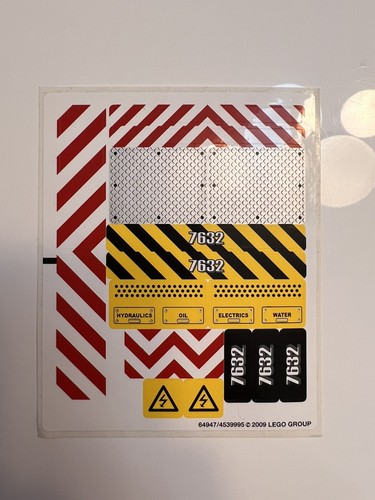 Lego 7632 adesivo sticker - 7632,