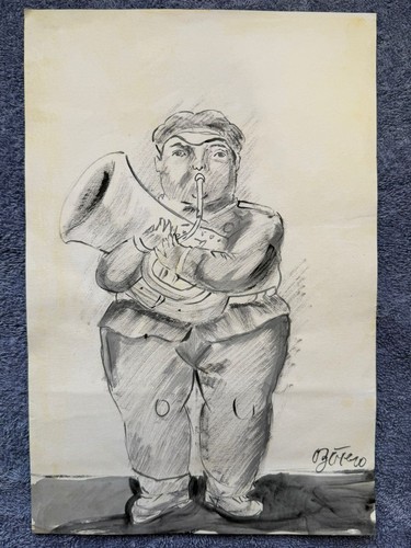 Botero disegno quadro su - botero,