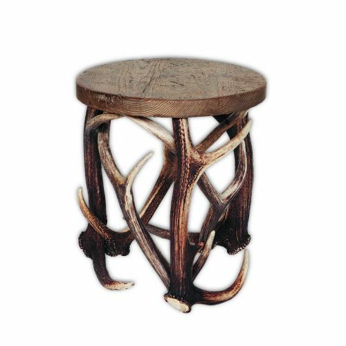 Sgabello panca con vere - , corna