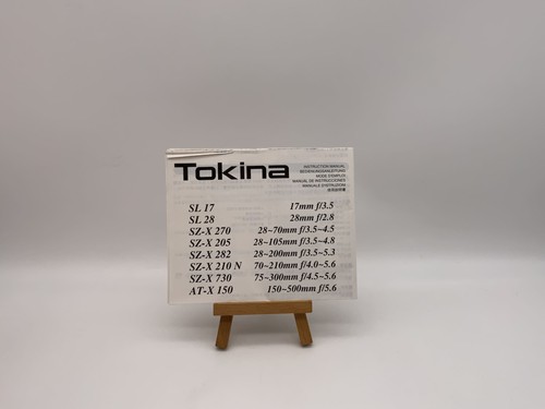 Tokina sz x 205 - tokina, 17/sl