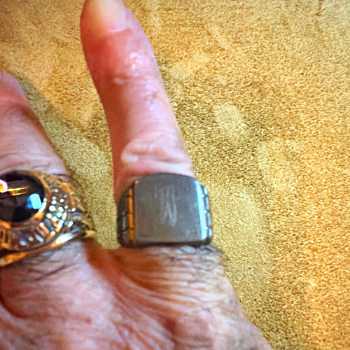 Anello antico uomo argento