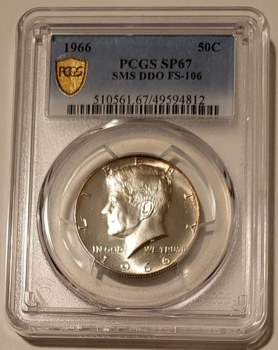 Mezzo dollaro 1966 kennedy - kennedy, sms