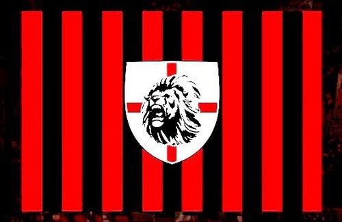 Calcio ultras milan - adesivo, a5
