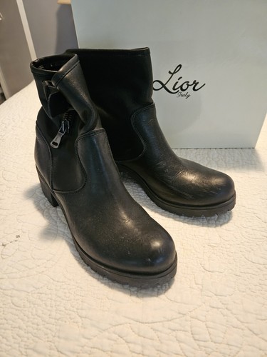 Stivali pelle lior italiani - in,