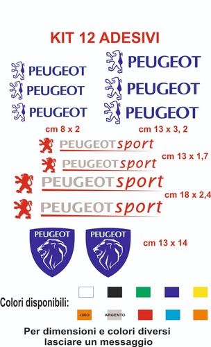Adesivi peugeot sport - adesivi,